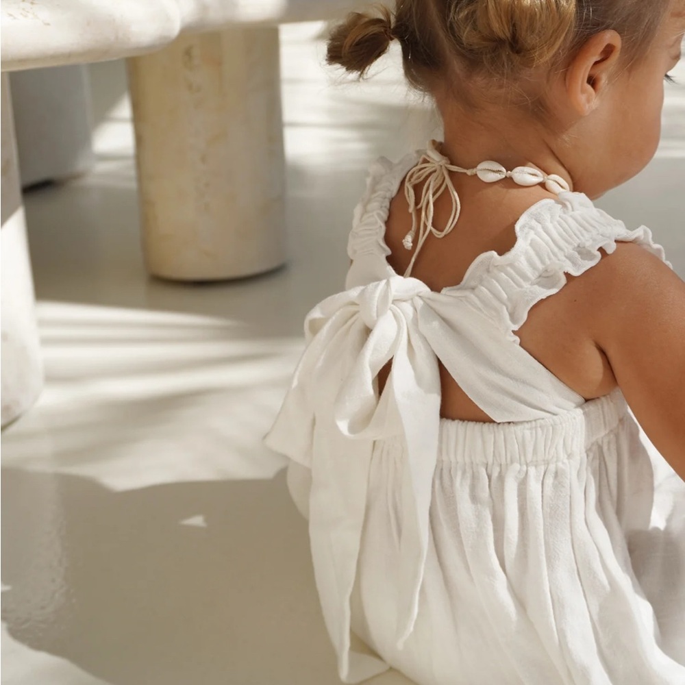 Scarlet Romper - White (3Y)